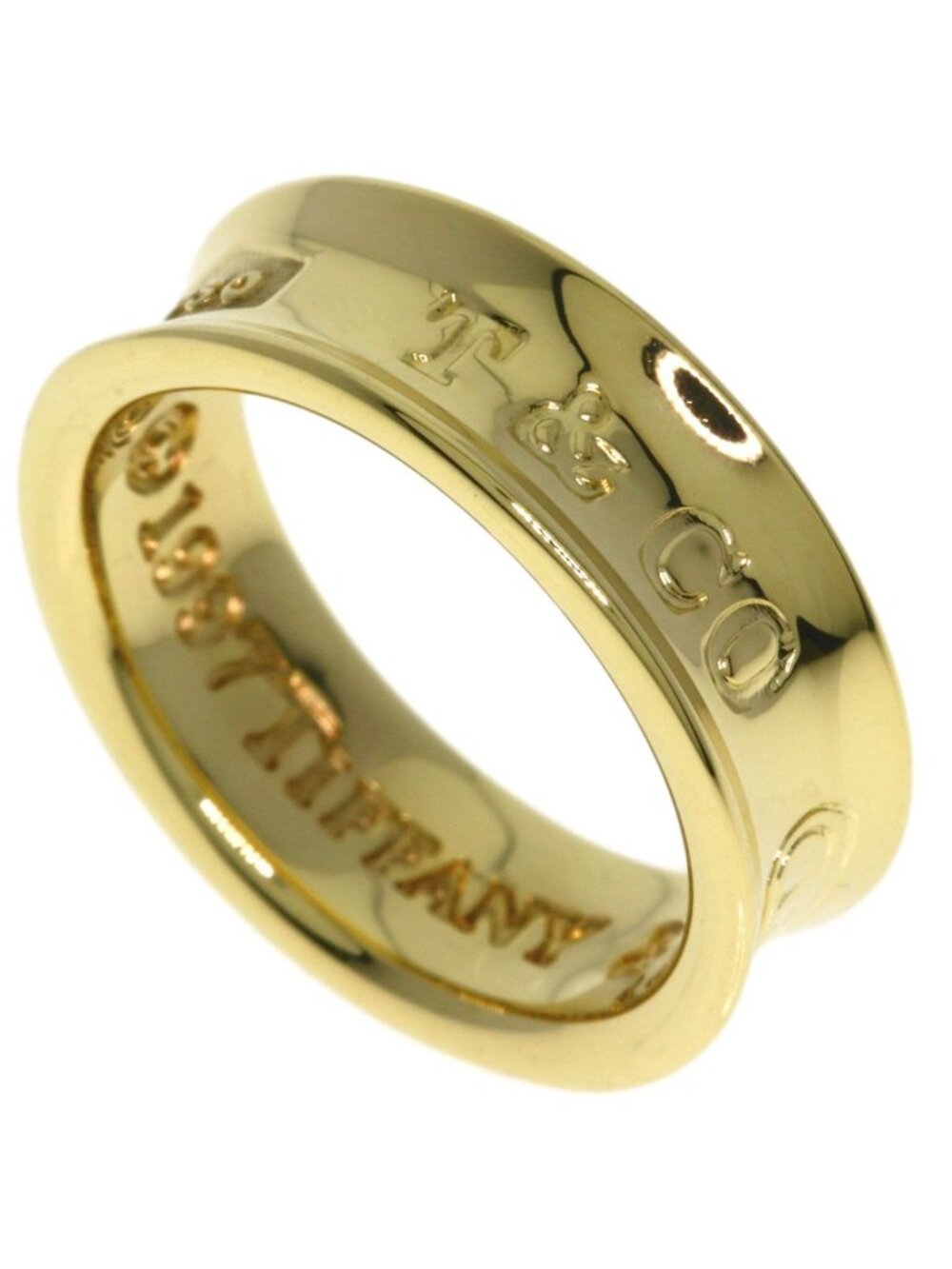 Tiffany & Co 1837 Ring 18k Yellow Gold